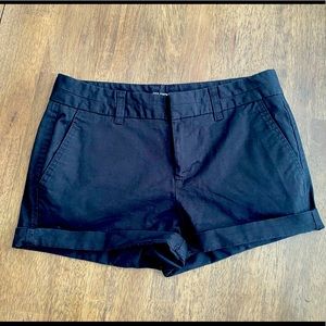 Black short shorts from the Gap